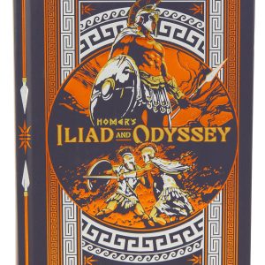 Homers Iliad and Odyssey Hardcover Book