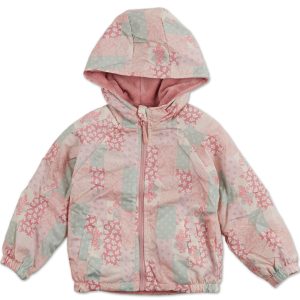 Toddler Girls Reversible Floral Print Windbreaker Jacket