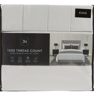 King Size 6 Pc Sheet Set