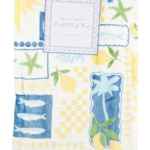 50x70 Coastal Plush Throw