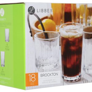 18 Pk Brockton Glassware Set