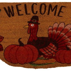 20x40 Welcome Thanksgiving Turkey Door Mat