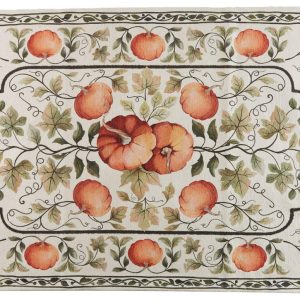 27x45 Fall Harvest Pumpkin Accent Rug