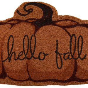 20x39 Harvest Pumpkin Hello Fall Door Mat