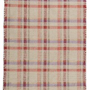 24x60 Plaid & Tassel Decorative Runner