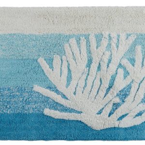 20x32 Ombre Coral Bath Rug