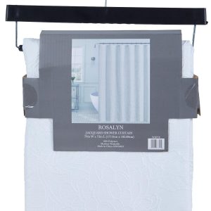 70x72 Solid Shower Curtain