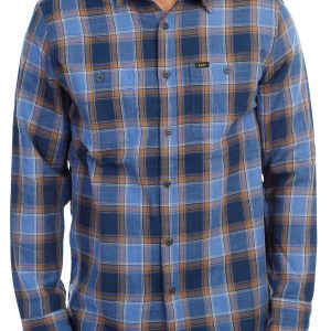Men's Plaid Print Button Down Shirt