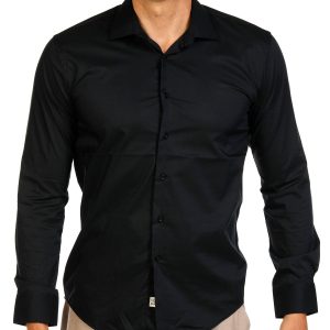Men's Solid Button Down Shirt