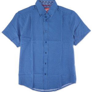 Men's Geo Print Button Down Shirt