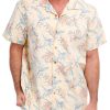 Men's Floral Print Button Down Shirt