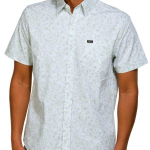 Men's Floral Print Button Down Shirt