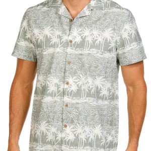 Men's Palm Tree Button Down Shirt