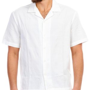 Men's Solid Button Down Shirt