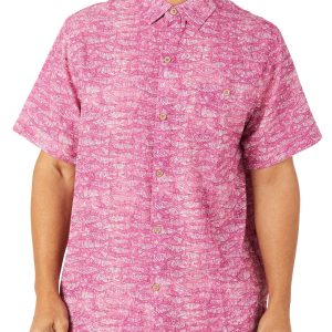 Men's Geo Print Button Down Shirt