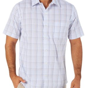 Men's Plaid Print Button Down Shirt