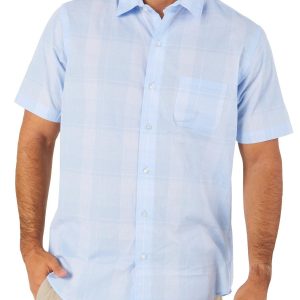 Men's Plaid Print Button Down Shirt