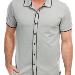 Men's Solid Button Down Shirt