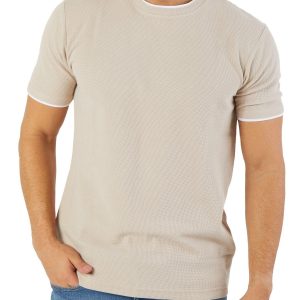 Men's Textured Knit T-Shirt