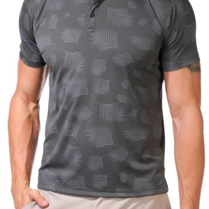 Men's Palm Leaf Polo Shirt