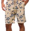 Men's Beach Scene Print Shorts