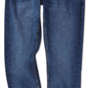 Men's Solid Straight Leg Jeans