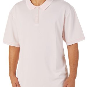 Big Men's Solid Polo Shirt