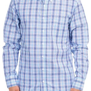 Big Men's Plaid Print Button Down Shirt