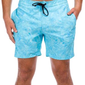 Men's Geo-Print Volley Shorts