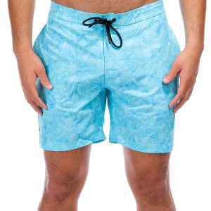 Men's Geo-Print Volley Shorts