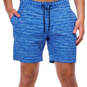 Men's Wave Print Volley Shorts