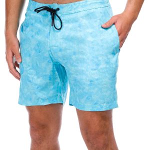 Men's Geo-Print Volley Shorts