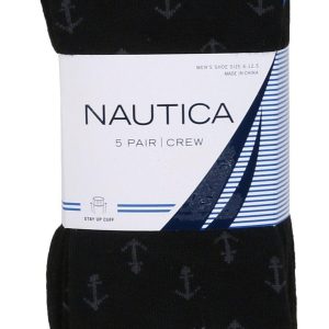 Men's 5 Pk Anchor Crew Socks