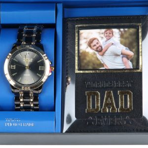 Men's 2 Pc Watch & Frame Set