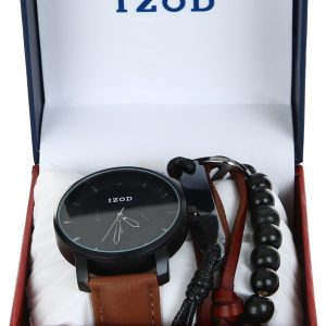 Men's 4 Pc Watch & Bracelet Set