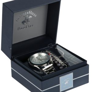 Men's 4 Pc Watch & Bracelet Set