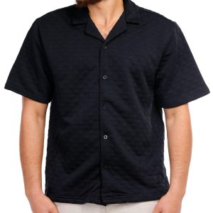 Men's Solid Button Down Shirt
