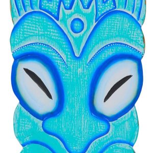 8x19 Wooden Tiki Mask
