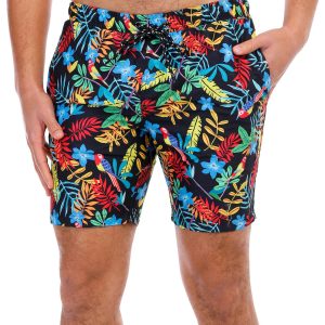 Men's Floral Print Swim Shorts