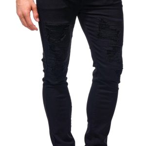 Men's Solid Skinny Jeans
