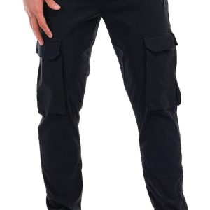 Men's Solid Cargo Pants