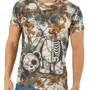 Men's Reckless Bear Camo Tee