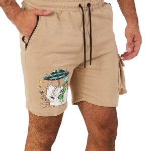 Men's Invasion Graphic Fleece Shorts
