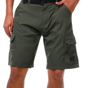 Men's Solid Cargo Shorts