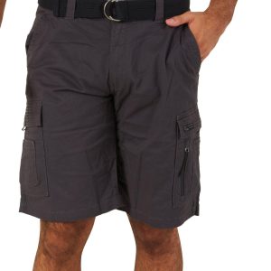Men's Solid Cargo Shorts