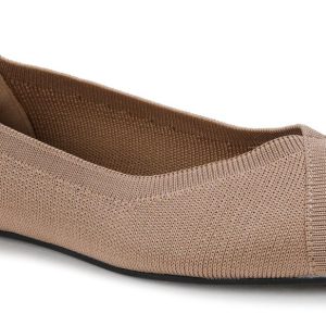 Women's Solid Knit Flats