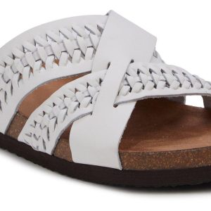 Women's Cross Strap Footbed Sandals