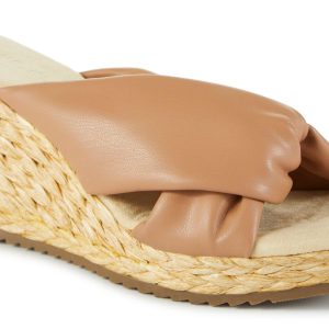 Women's Twist Wedge Slides