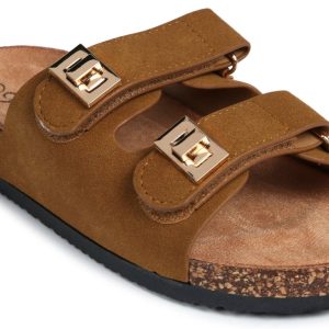 Women's Toe Loop Double Bed Slides