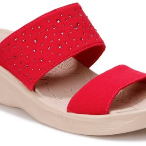 Women's Double Studded Comfort Slides